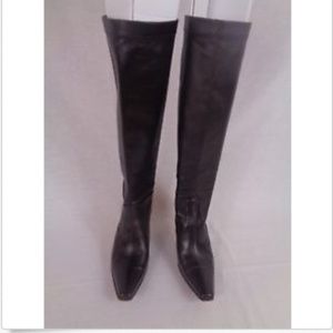 Cole Haan City Knee High Brown Boots Size 6.5 B